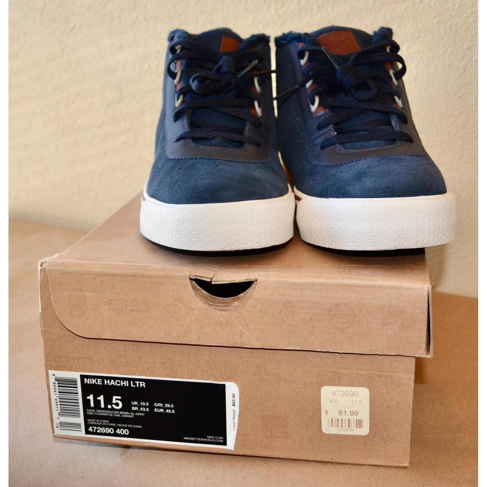 Nike Hachi LTR Blue Mens SZ  11.5 472690-400 2011 New in Box